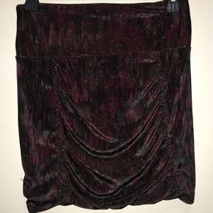 Free people purple mini skirt